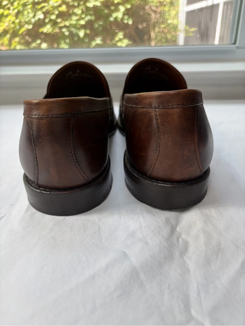 Brooks Brothers Brown Leather Penny Loafers Slip On Made in USA Men’s Size 9.5E